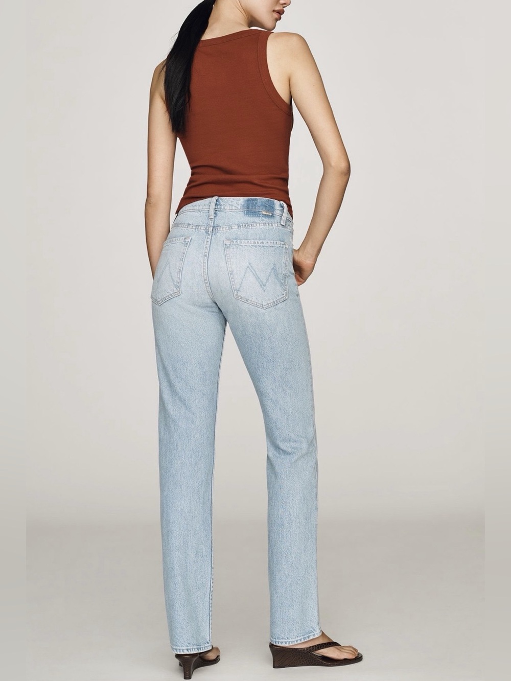 MOTHER • NWT The Tomcat Skimp Straight Leg Jeans in Head Rush Size 26